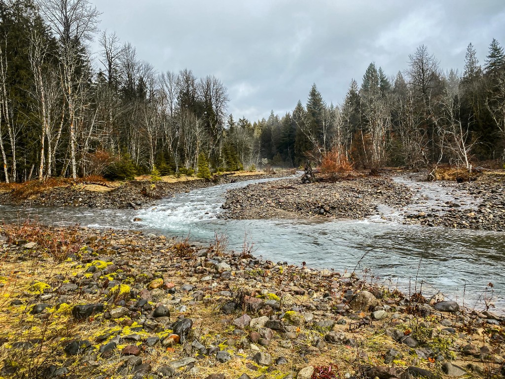 Western Washington stream used for ordinary high water mark assessment